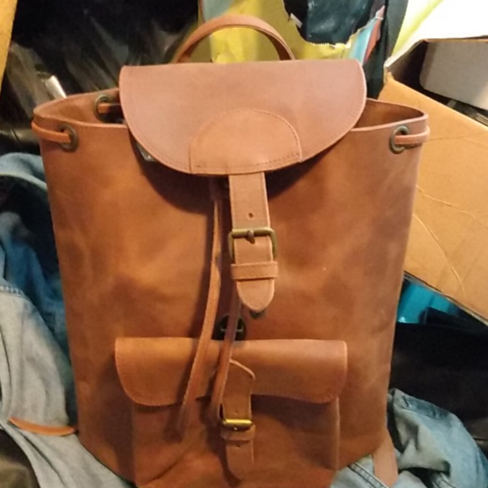 Leather Backpack New - image 2